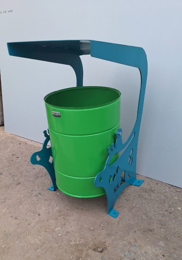 سطل زباله پاندولی با برش CNC