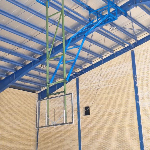 خرید پایه بسکتبال سقفی تاشو ریموت دار از تولیدی تجهیزات ورزشی دیاکو تولید کننده انواع تجهیزات ورزشی و پایه بسکتبال سقفی تاشو ریموت دار